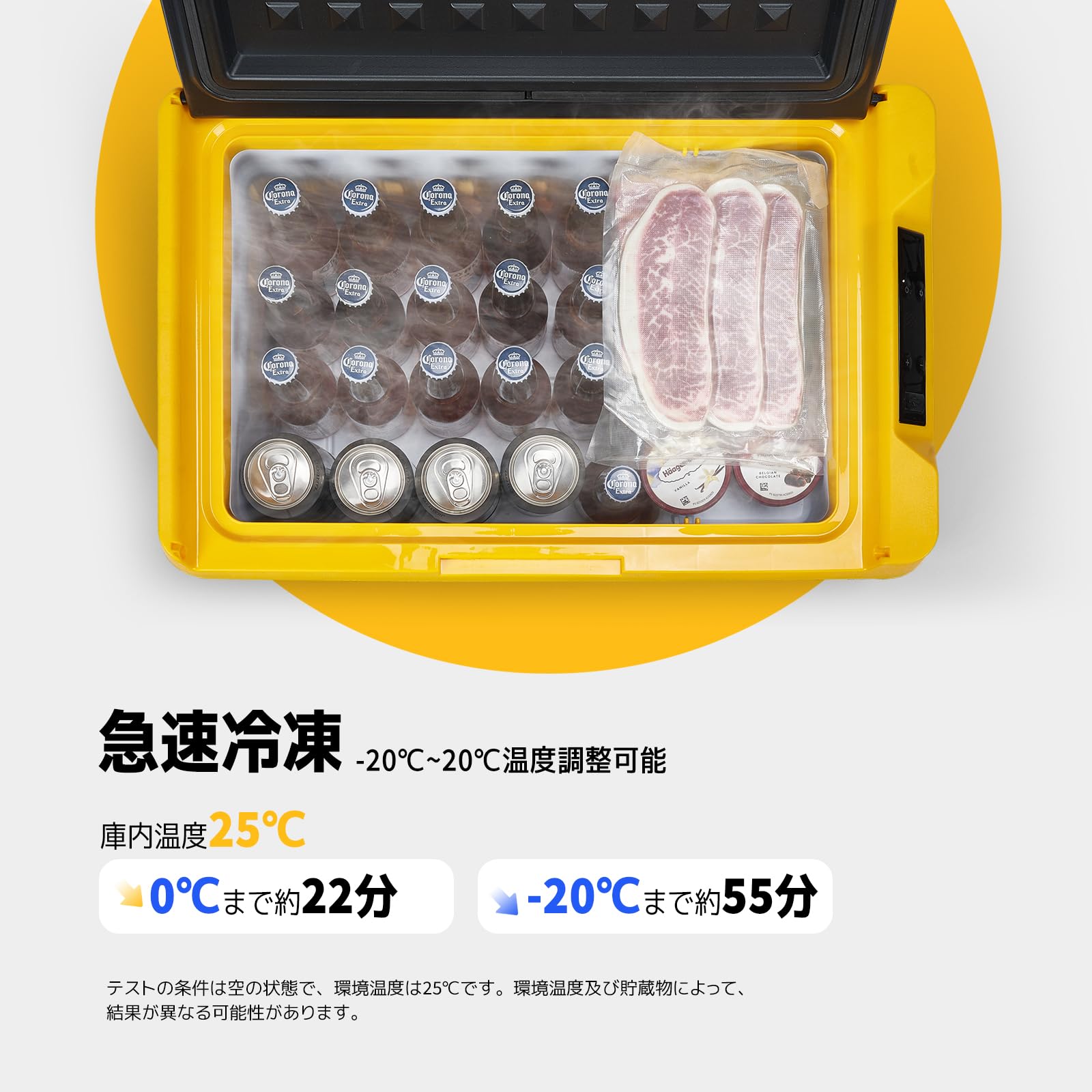 Amazon.co.jp: BougeRV 車載冷蔵庫 ポータブル冷蔵庫 28L 車載